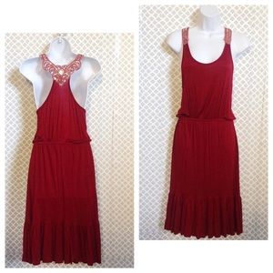 Orchard‎ Rust Sequin tank top dress